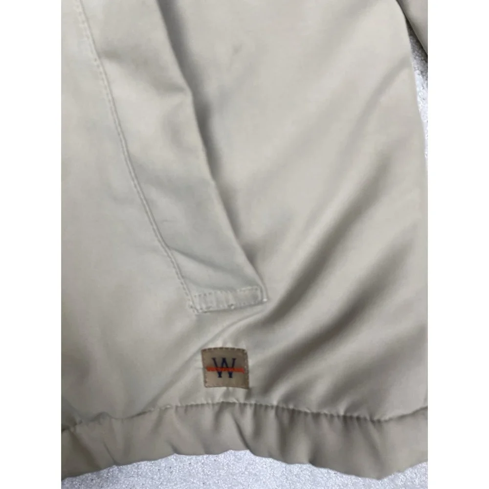 Weatherproof Men's Insulated Hooded Parka Jacket Tan Fleece Lined Winter Coat